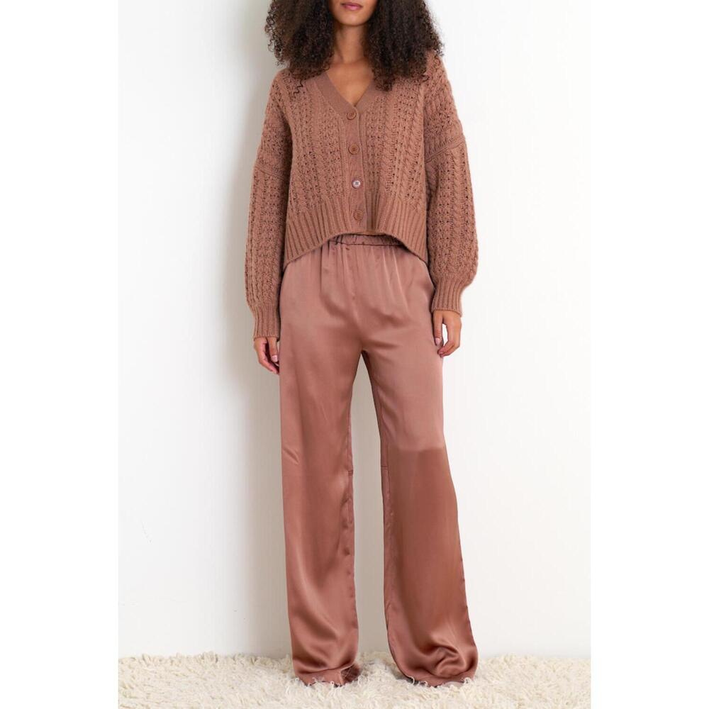 NEW SABLYN hazel slouchy cardigan in sand